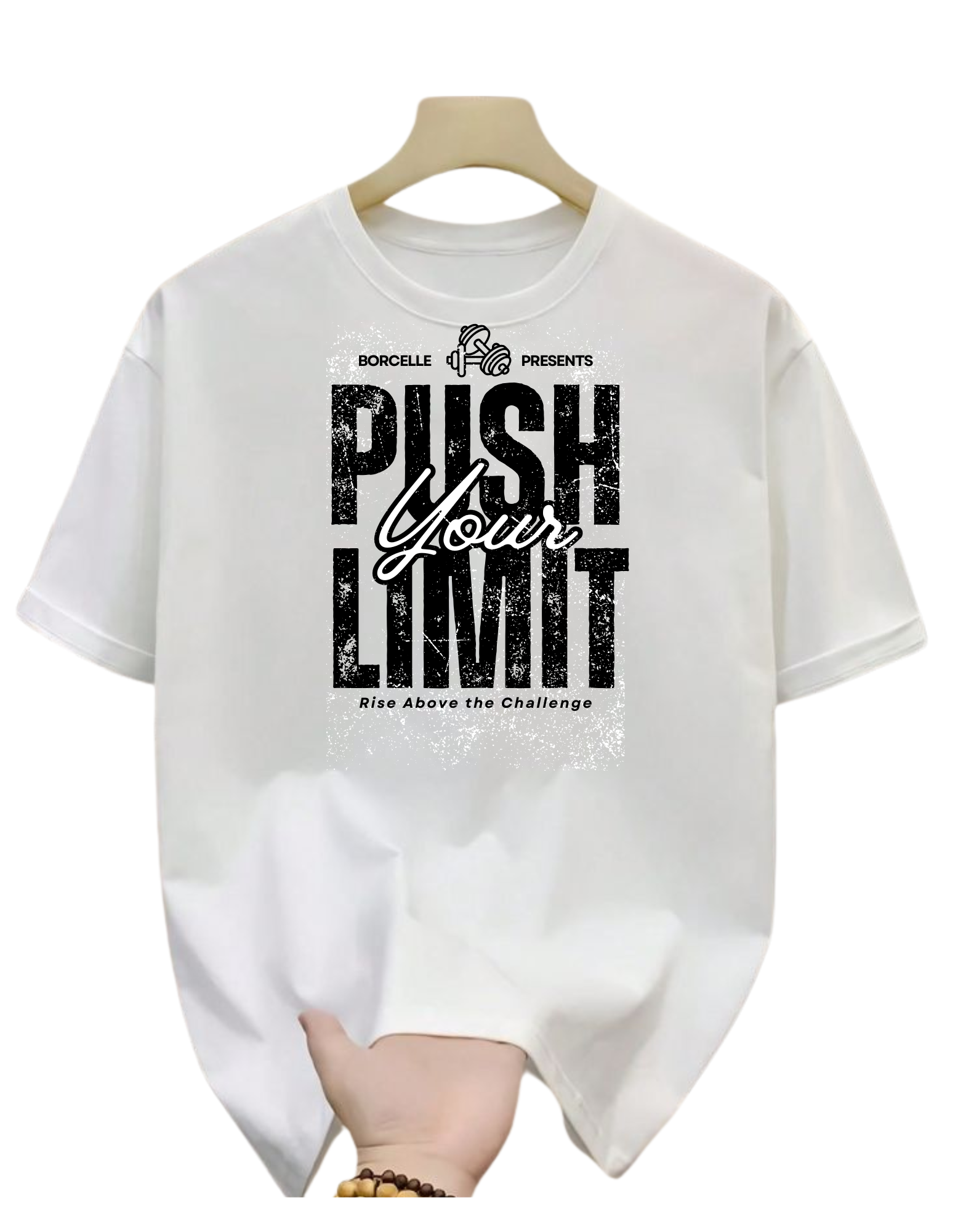 Drop Shoulder T-Shirt Men's Oversized Black Drop Shoulder T-Shirt