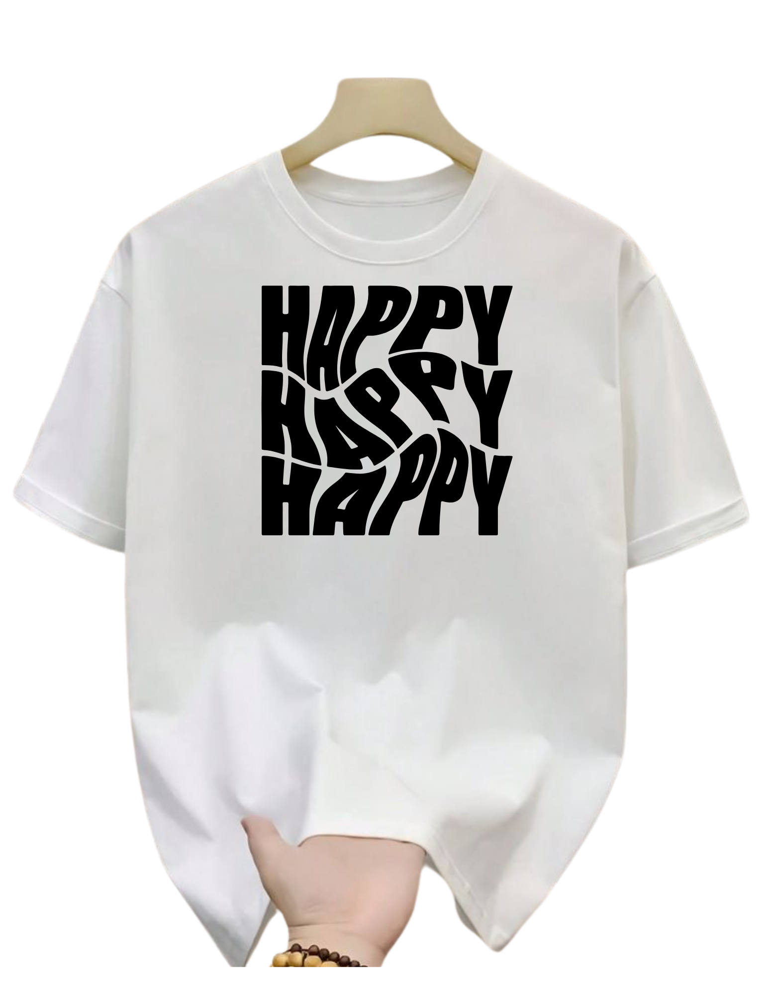 Drop Shoulder T-Shirt Men's Oversized Black Drop Shoulder T-Shirt