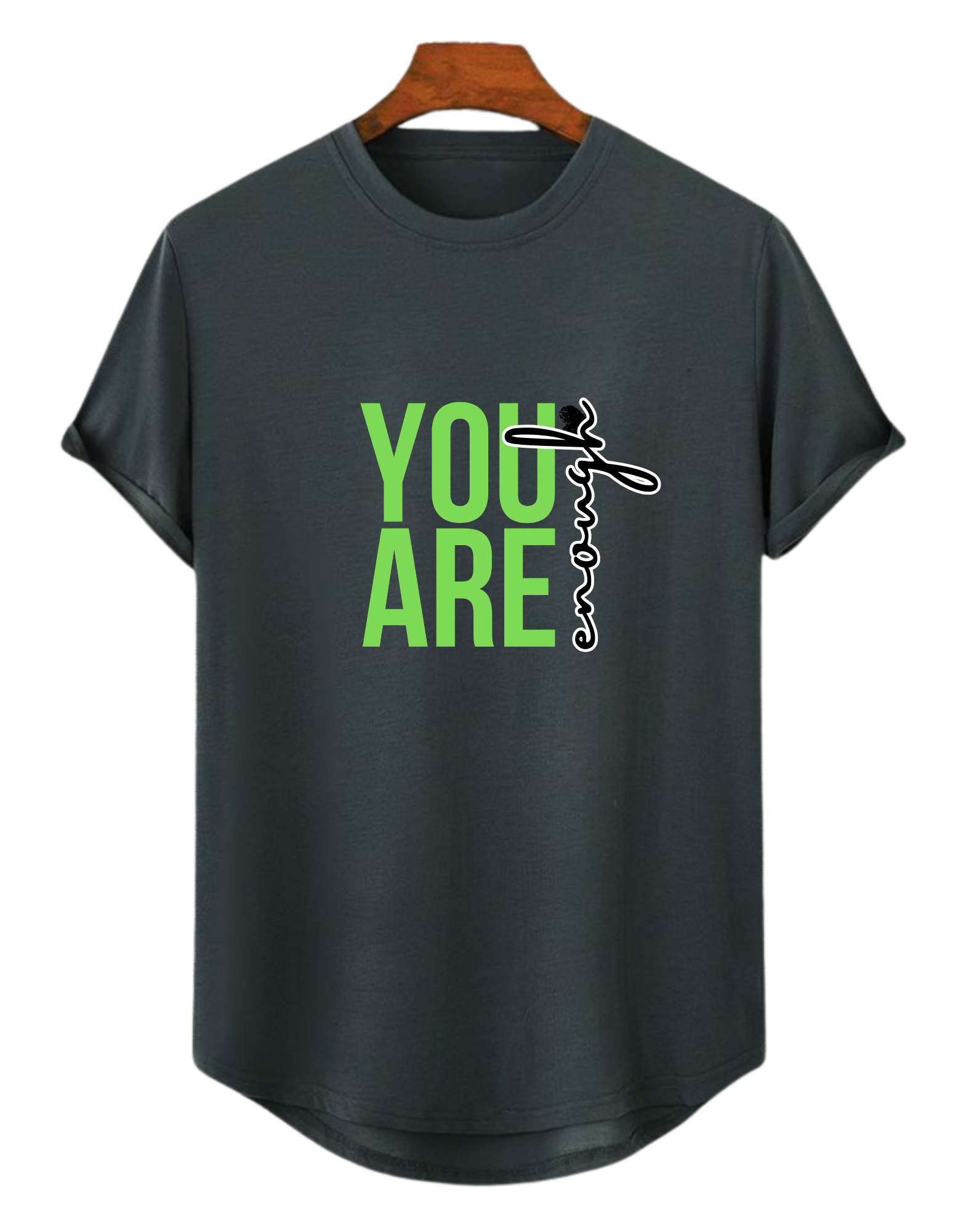 Drop Shoulder T-Shirt Men's Oversized Black Drop Shoulder T-Shirt